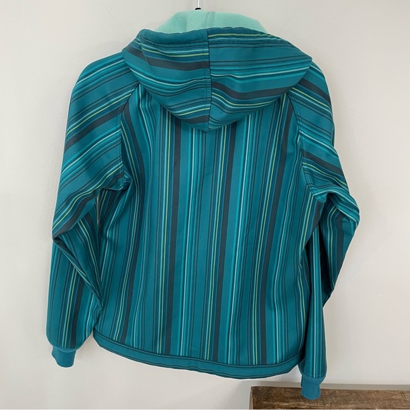 Patagonia Women’s Slope Style Full Zip jacket, Y2K stripe Size Large - Picture 3 of 7